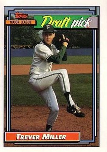#684 Trever Miller - Detroit Tigers - 1992 Topps Baseball
