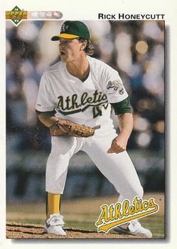#684 Rick Honeycutt - Oakland Athletics - 1992 Upper Deck Baseball