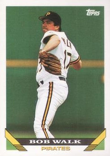 #685 Bob Walk - Pittsburgh Pirates - 1993 Topps Baseball