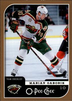 #685 Marian Gaborik - Minnesota Wild - 2006-07 O-Pee-Chee Hockey