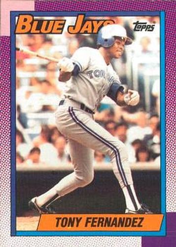 #685 Tony Fernandez - Toronto Blue Jays - 1990 O-Pee-Chee Baseball