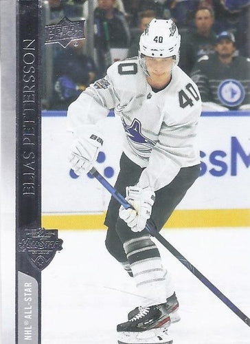 #685 Elias Pettersson - Vancouver Canucks - 2020-21 Upper Deck Hockey