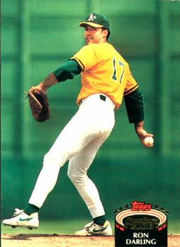 #685 Ron Darling - Oakland Athletics - 1992 Stadium Club Baseball