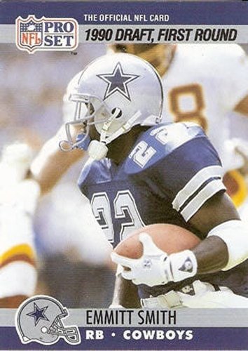 #685 Emmitt Smith - Dallas Cowboys - 1990 Pro Set Football