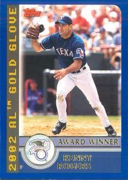 #685 Kenny Rogers - Texas Rangers - 2003 Topps Baseball