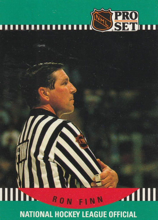 #685 Ron Finn - 1990-91 Pro Set Hockey