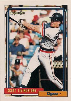 #685 Scott Livingstone - Detroit Tigers - 1992 O-Pee-Chee Baseball