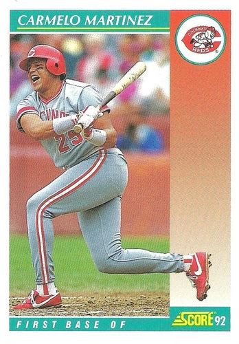 #686 Carmelo Martinez - Cincinnati Reds - 1992 Score Baseball