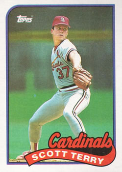 #686 Scott Terry - St. Louis Cardinals - 1989 Topps Baseball