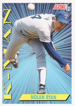 #686 Nolan Ryan - Texas Rangers - 1991 Score Baseball