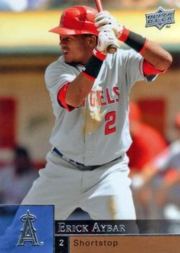 #686 Erick Aybar - Los Angeles Angels - 2009 Upper Deck Baseball