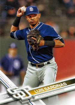 #686 Luis Sardinas - San Diego Padres - 2017 Topps Baseball