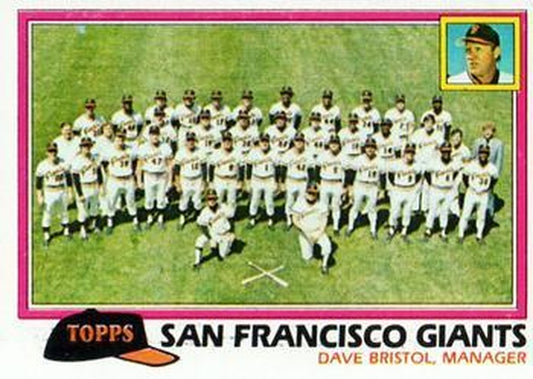 #686 San Francisco Giants / Dave Bristol - San Francisco Giants - 1981 Topps Baseball