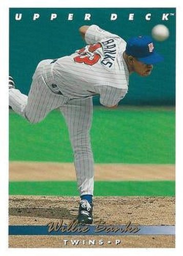 #686 Willie Banks - Minnesota Twins - 1993 Upper Deck Baseball