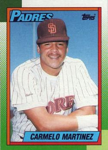 #686 Carmelo Martinez - San Diego Padres - 1990 Topps Baseball