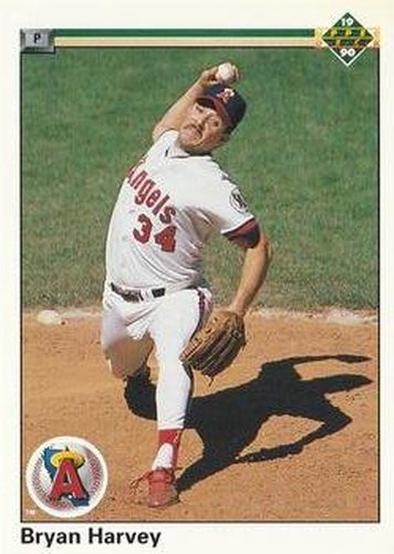 #686 Bryan Harvey - California Angels - 1990 Upper Deck Baseball