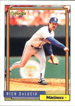 #686 Rich DeLucia - Seattle Mariners - 1992 O-Pee-Chee Baseball