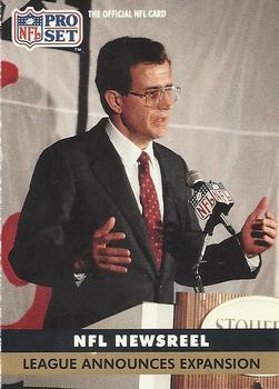 #686 League Announces Expansion - - 1991 Pro Set Football