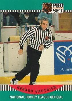 #687 Gerard Gauthier - 1990-91 Pro Set Hockey
