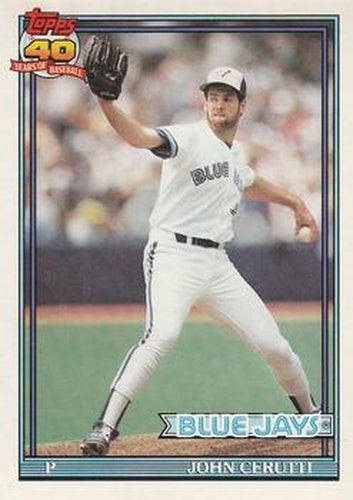 #687 John Cerutti - Toronto Blue Jays - 1991 O-Pee-Chee Baseball