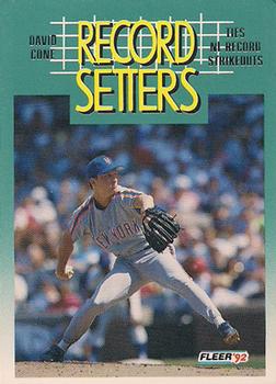 #687 David Cone - New York Mets - 1992 Fleer Baseball
