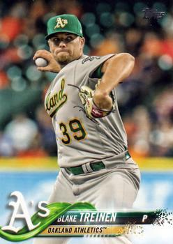 #687 Blake Treinen - Oakland Athletics - 2018 Topps Baseball