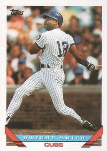 #688 Dwight Smith - Chicago Cubs - 1993 Topps Baseball