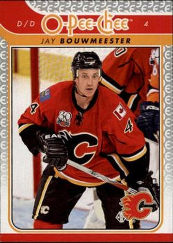 #688 Jay Bouwmeester - Calgary Flames - 2009-10 O-Pee-Chee Hockey