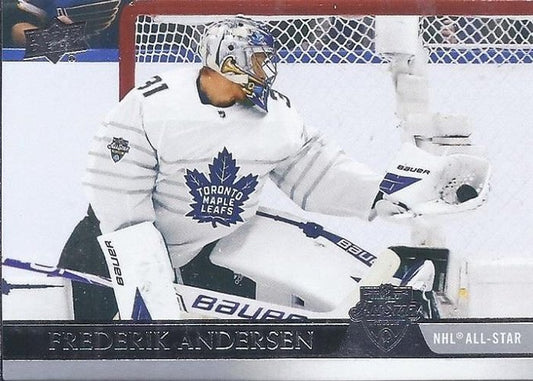 #688 Frederik Andersen - Toronto Maple Leafs - 2020-21 Upper Deck Hockey