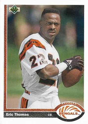 #688 Eric Thomas - Cincinnati Bengals - 1991 Upper Deck Football