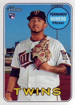 #688 Fernando Romero - Minnesota Twins - 2018 Topps Heritage Baseball