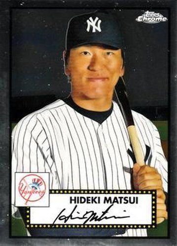 #688 Hideki Matsui - New York Yankees - 2021 Topps Chrome Platinum Anniversary Baseball