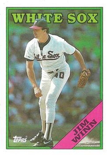 #688 Jim Winn - Chicago White Sox - 1988 Topps Baseball