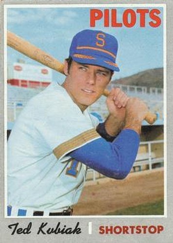 #688 Ted Kubiak - Seattle Pilots - 1970 Topps Baseball