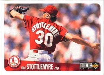 #688 Todd Stottlemyre - St. Louis Cardinals - 1996 Collector's Choice Baseball