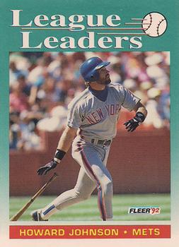 #689 Howard Johnson - New York Mets - 1992 Fleer Baseball
