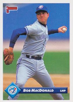#689 Bob MacDonald - Toronto Blue Jays - 1993 Donruss Baseball