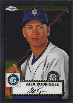 #689 Alex Rodriguez - Seattle Mariners - 2021 Topps Chrome Platinum Anniversary Baseball