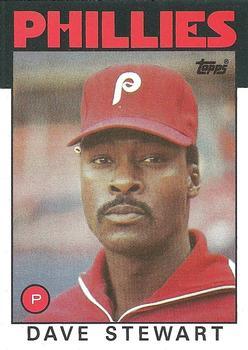 #689 Dave Stewart - Philadelphia Phillies - 1986 Topps Baseball