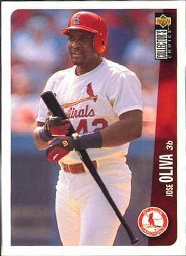 #689 Jose Oliva - St. Louis Cardinals - 1996 Collector's Choice Baseball