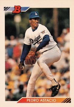#689 Pedro Astacio - Los Angeles Dodgers - 1992 Bowman Baseball