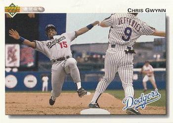 #689 Chris Gwynn - Los Angeles Dodgers - 1992 Upper Deck Baseball