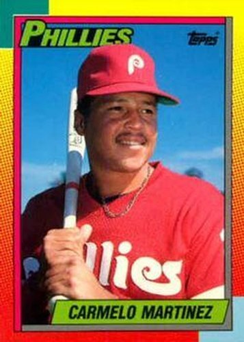 #68T Carmelo Martinez - Philadelphia Phillies - 1990 Topps Traded Baseball
