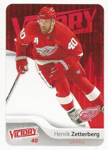 #68 Henrik Zetterberg - Detroit Red Wings - 2011-12 Upper Deck Victory Hockey