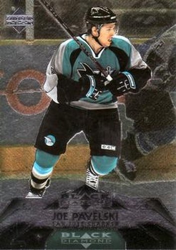 #68 Joe Pavelski - San Jose Sharks - 2007-08 Upper Deck Black Diamond Hockey