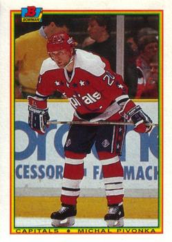#68 Michal Pivonka - Washington Capitals - 1990-91 Bowman Hockey