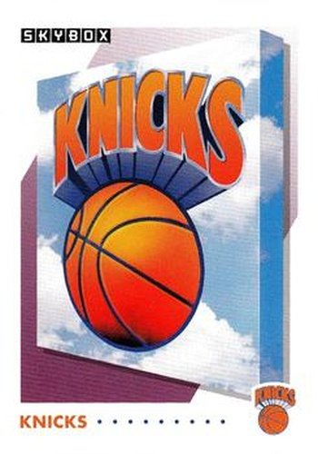 #368 New York Knicks Logo - New York Knicks - 1991-92 SkyBox Basketball