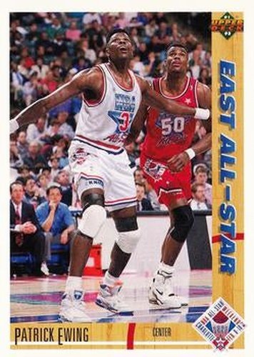 #68 Patrick Ewing - New York Knicks - 1991-92 Upper Deck Basketball