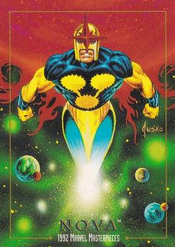 #68 Nova - 1992 SkyBox Marvel Masterpieces