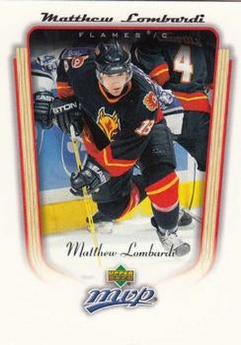 #68 Matthew Lombardi - Calgary Flames - 2005-06 Upper Deck MVP Hockey